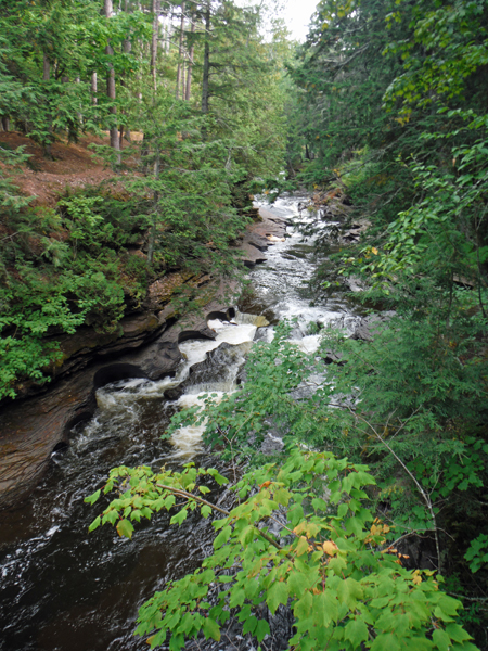 potholes in the Presque Isle River